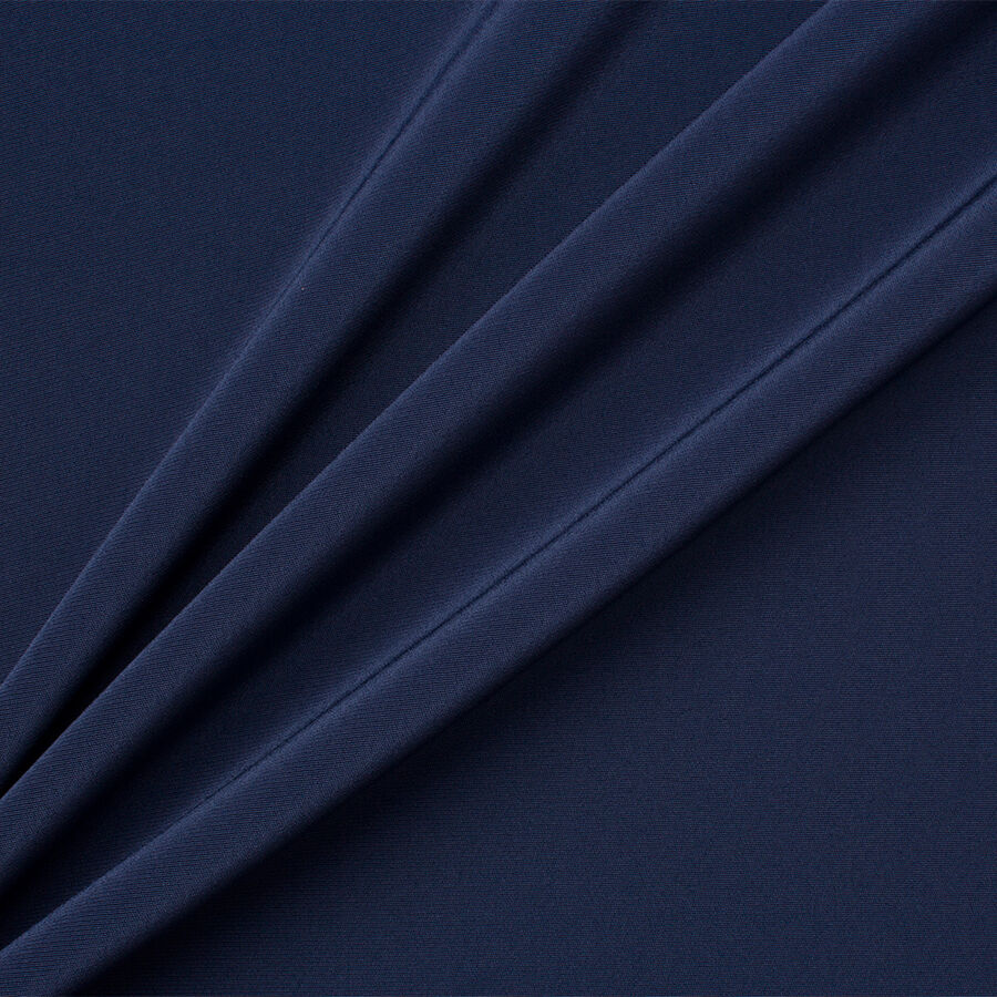 Navy Blue Satin Backed Crêpe