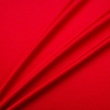 Deep Red Cotton Jersey
