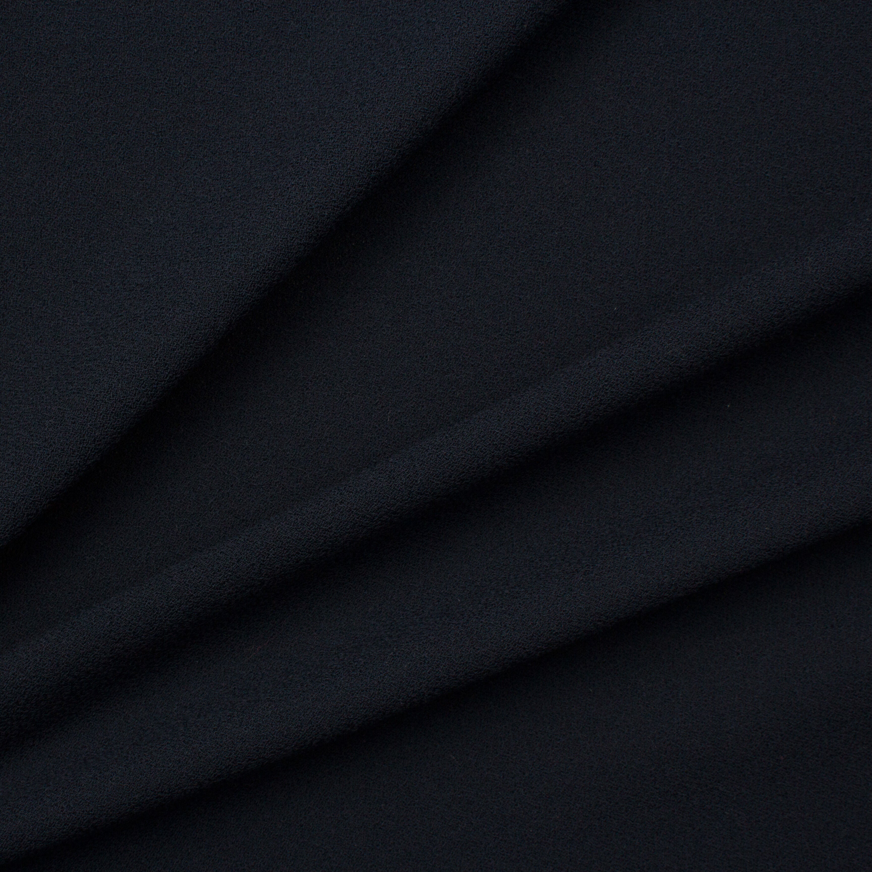Midnight Single Wool Crêpe | Weave Fabric