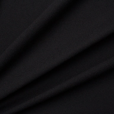 Black Single Wool Crêpe | Luxury Fabric