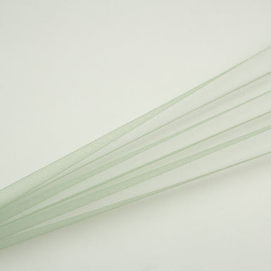 Pale Pea Green Polyamide Tulle