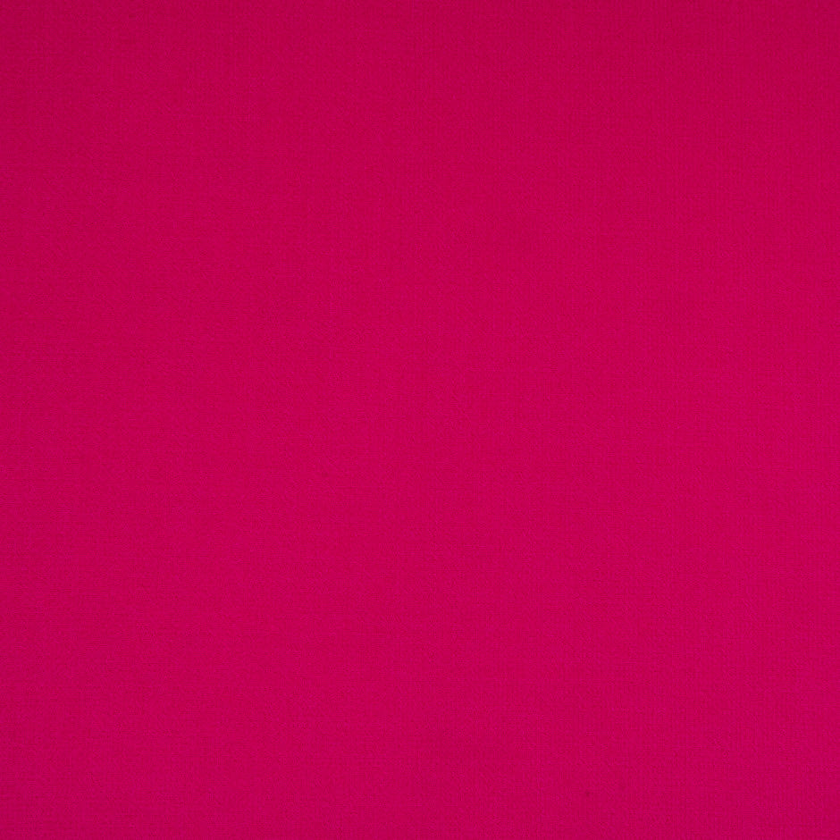Deep Pink Double Wool Crêpe