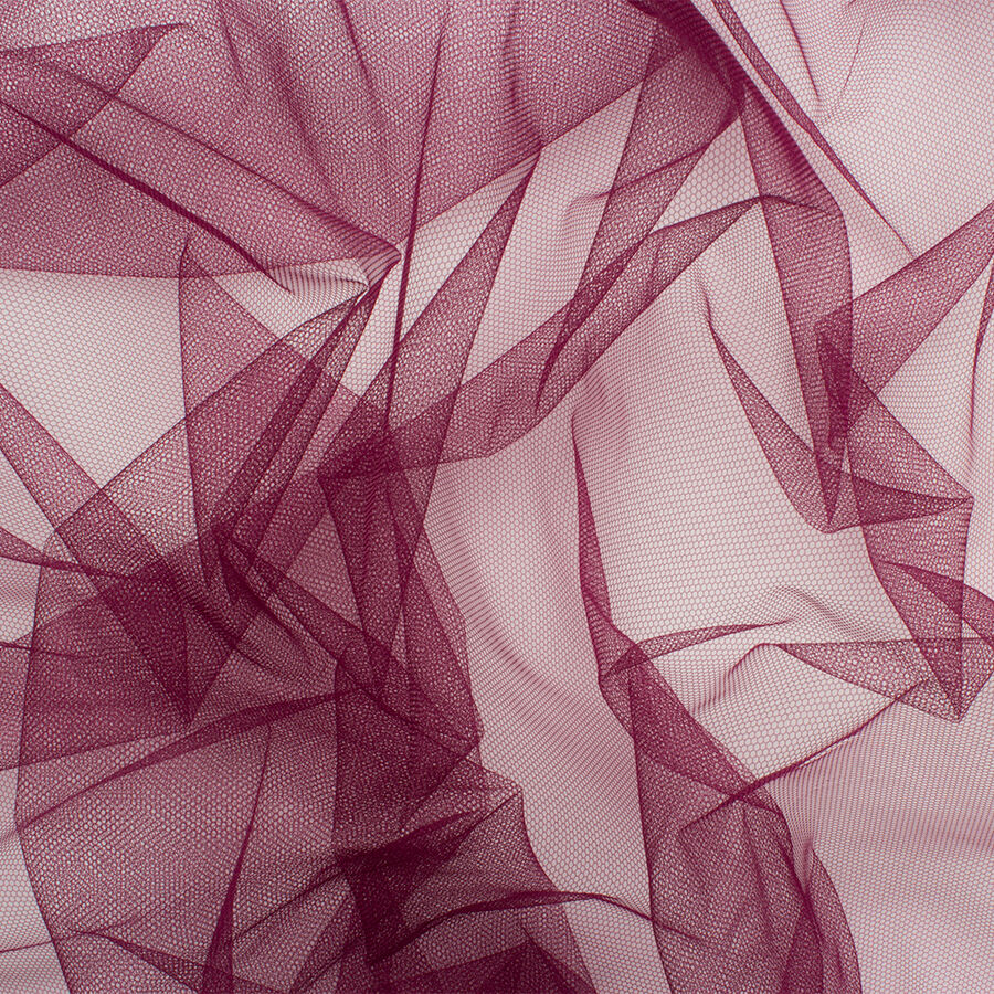 Bordeaux Illusion Tulle
