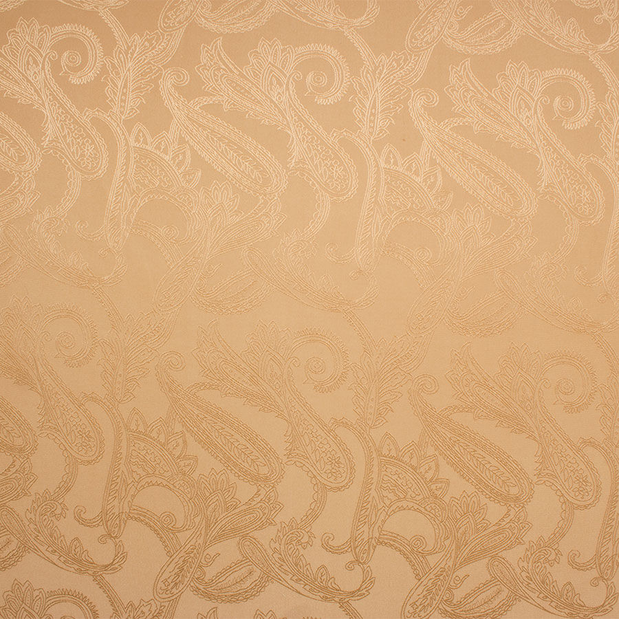 Caramel Silk Paisley Jacquard (A 2.50m Piece)