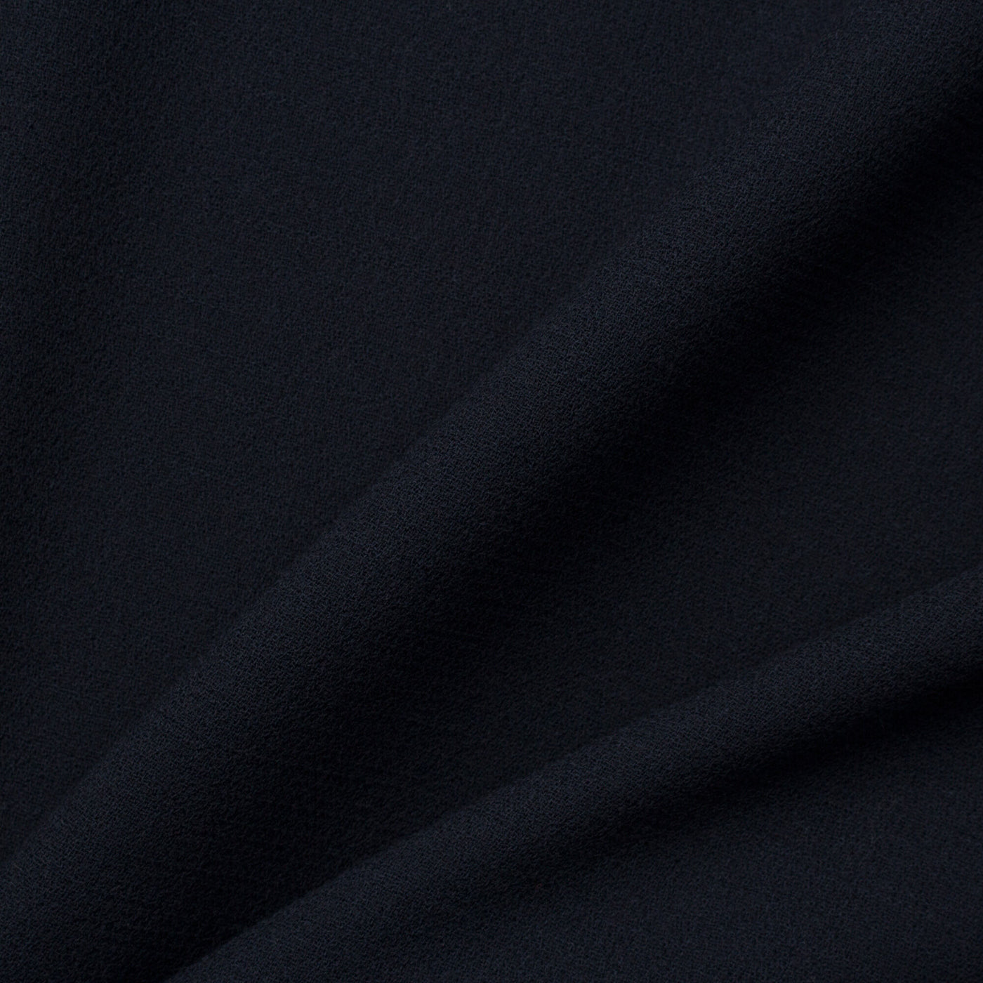 Navy Double Wool Crêpe