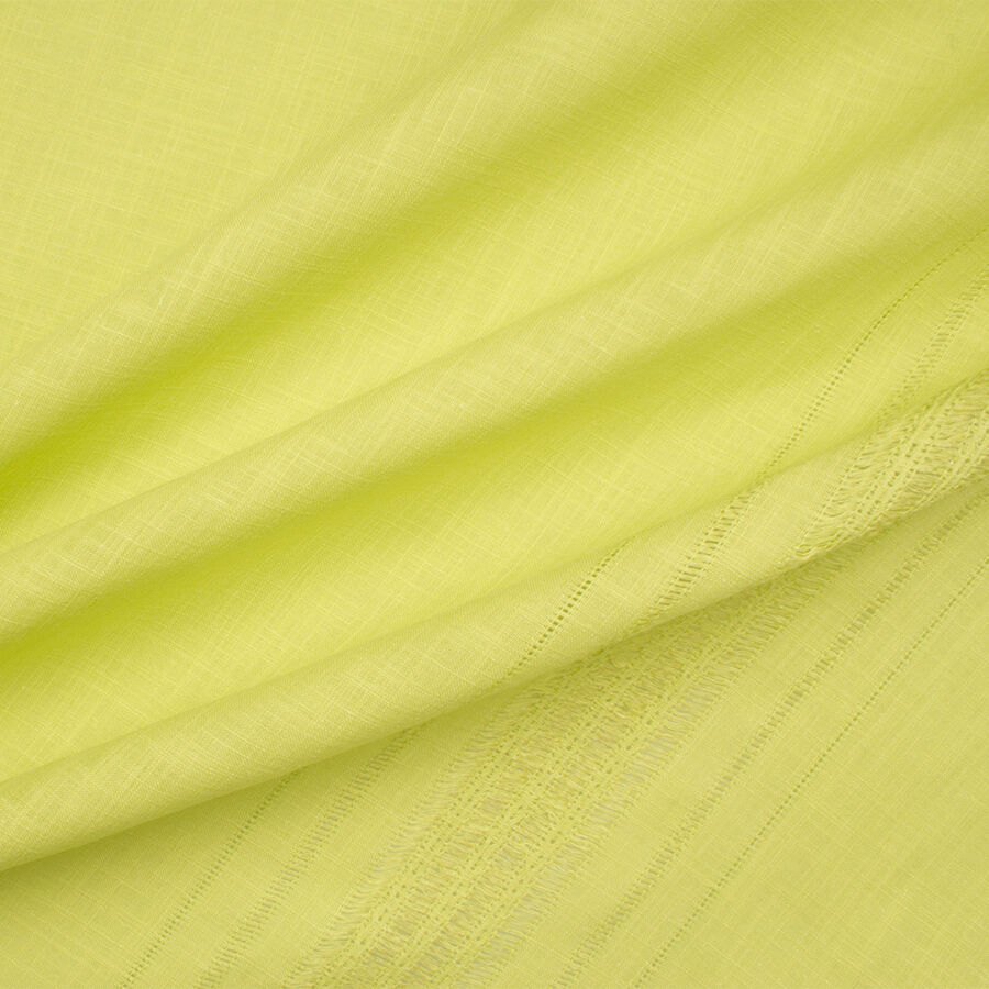 Lime Green Linen & Cotton Mix