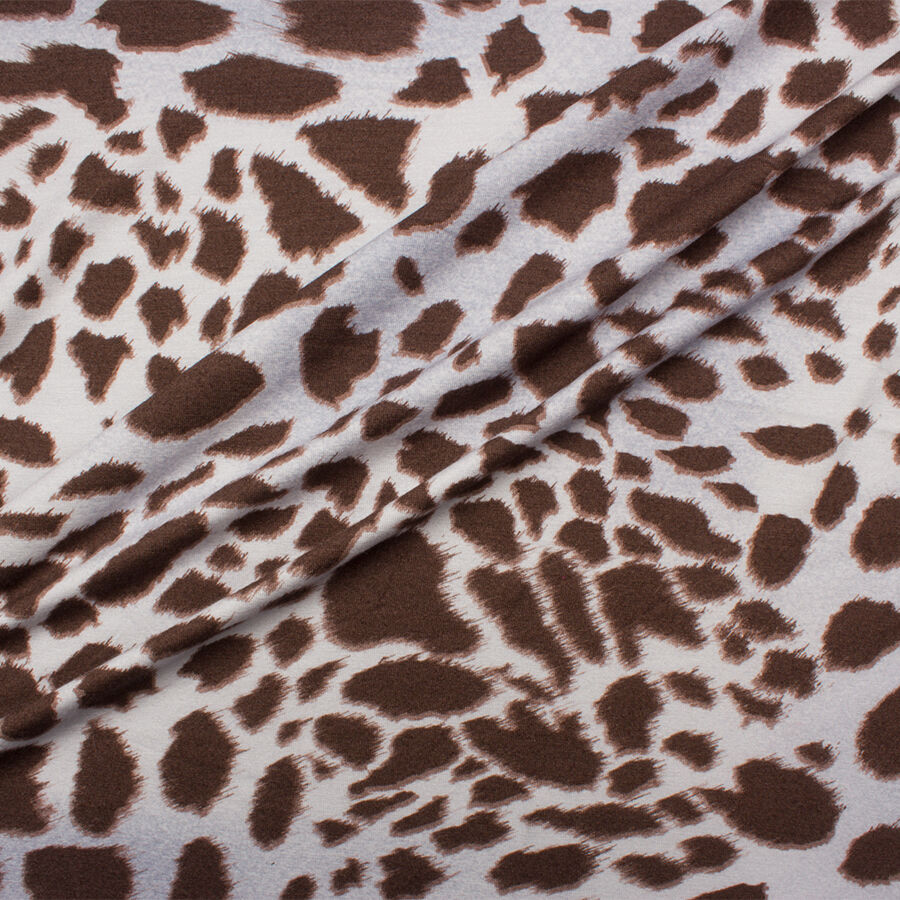 Brown/Grey Animal Printed Jersey