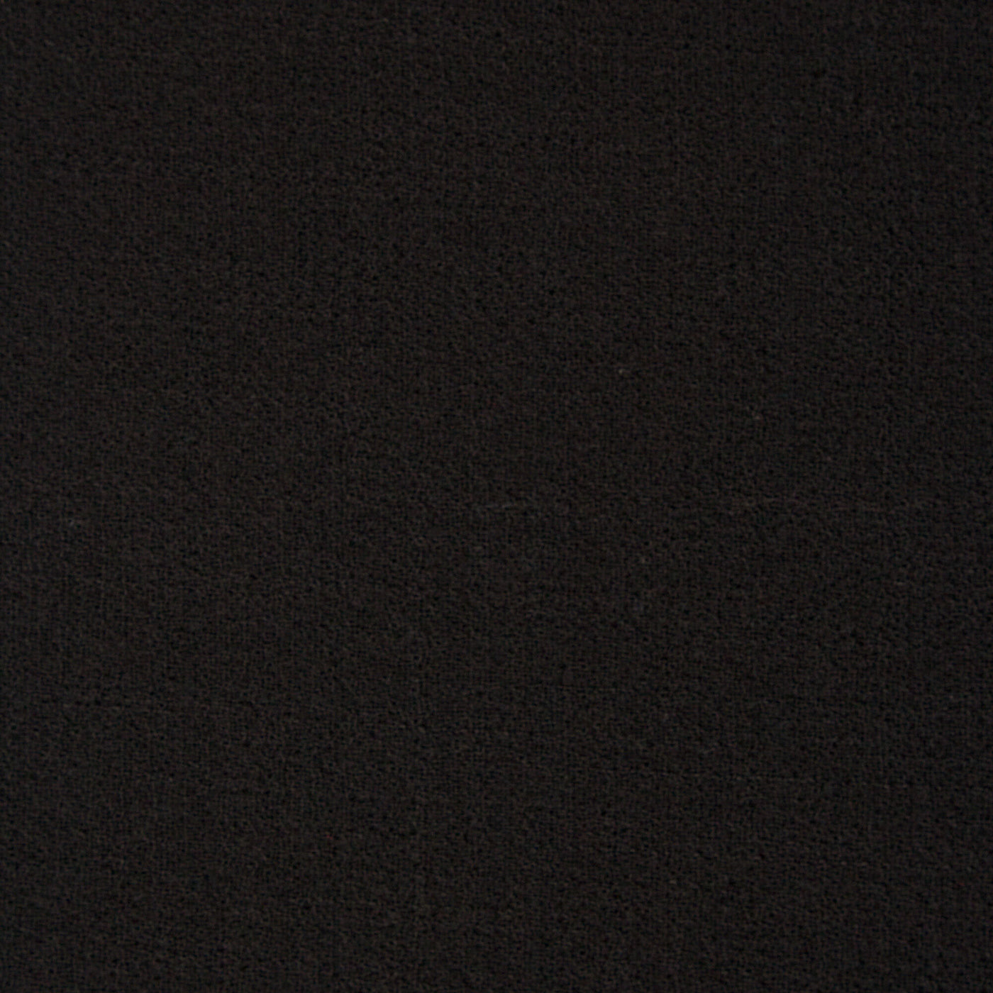 Black Double Wool Crêpe