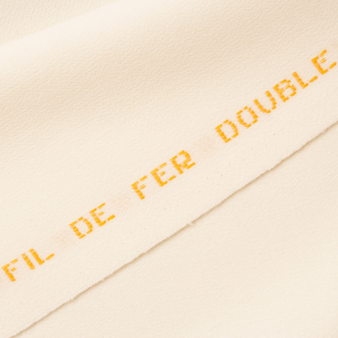 Ivory Double Wool Crêpe