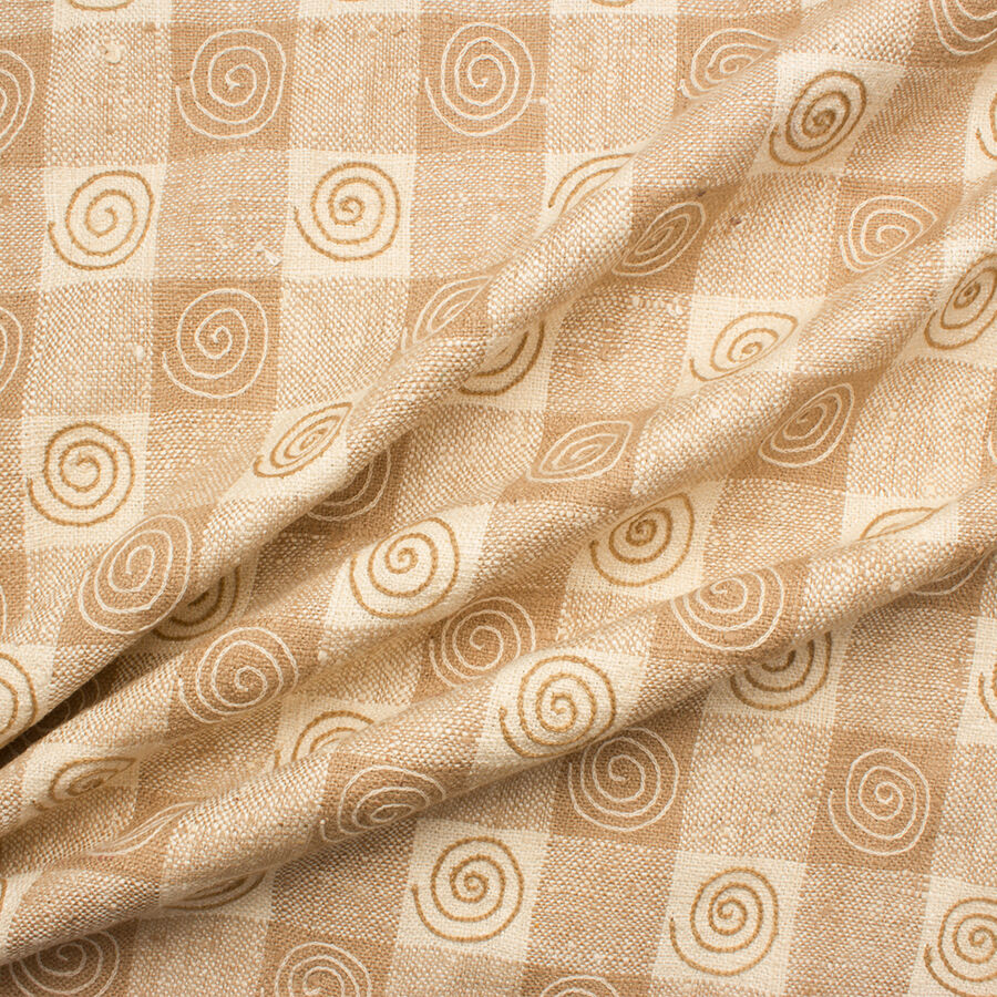 Checkered Embroidered Silk Matka