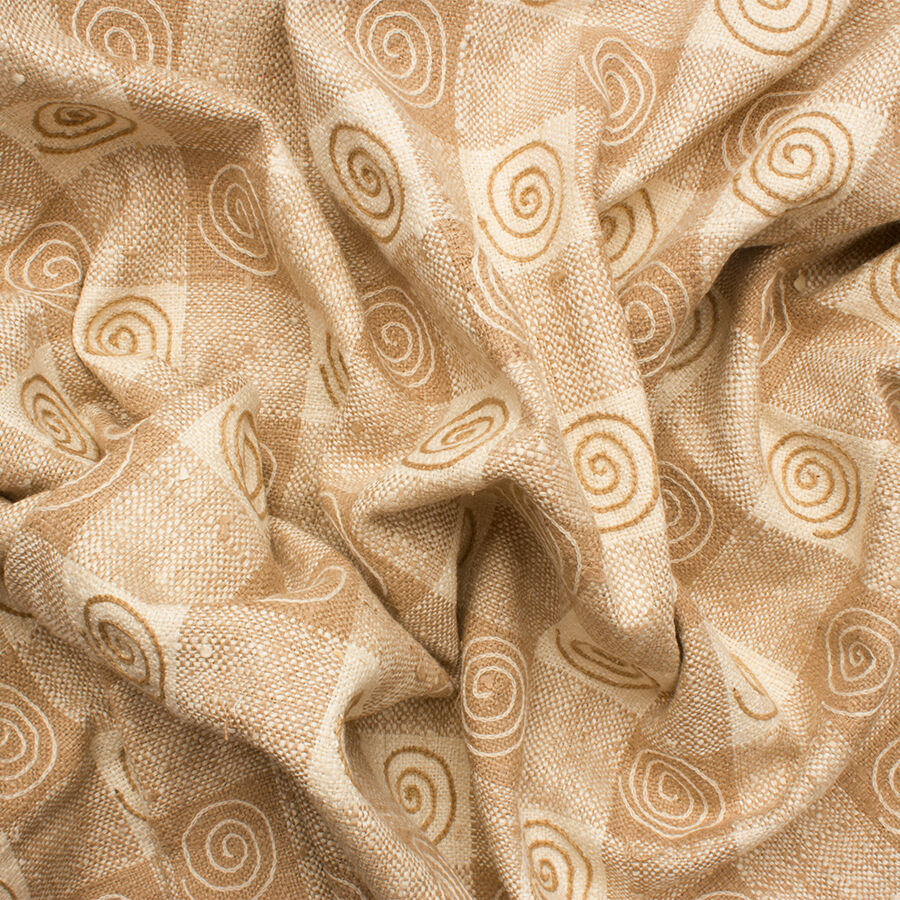 Checkered Embroidered Silk Matka