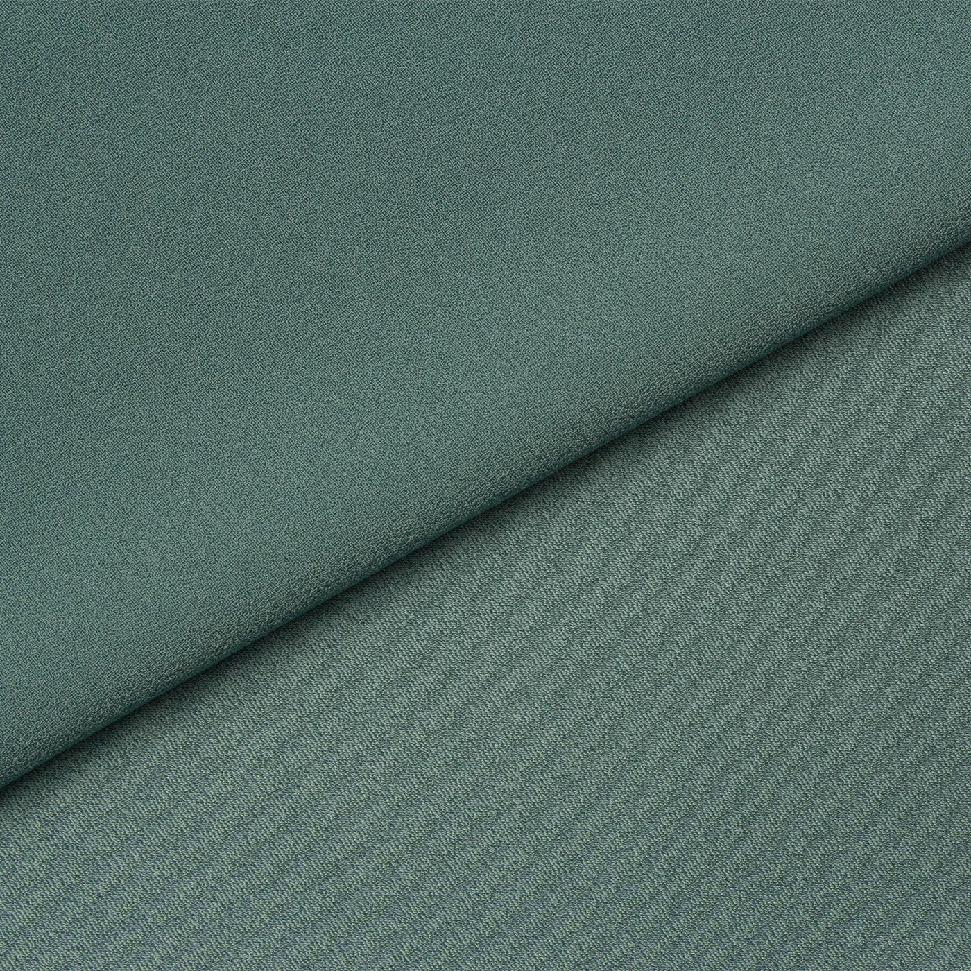 Teal Satin Backed Crêpe