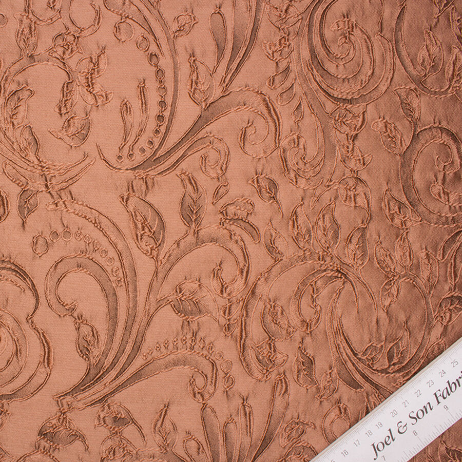 Light Bronze Metallic Cloqué