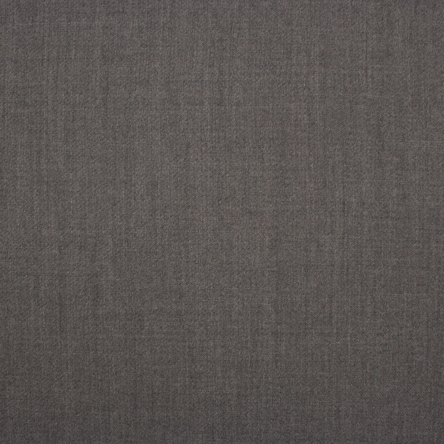 Plain Grey Stretch Wool