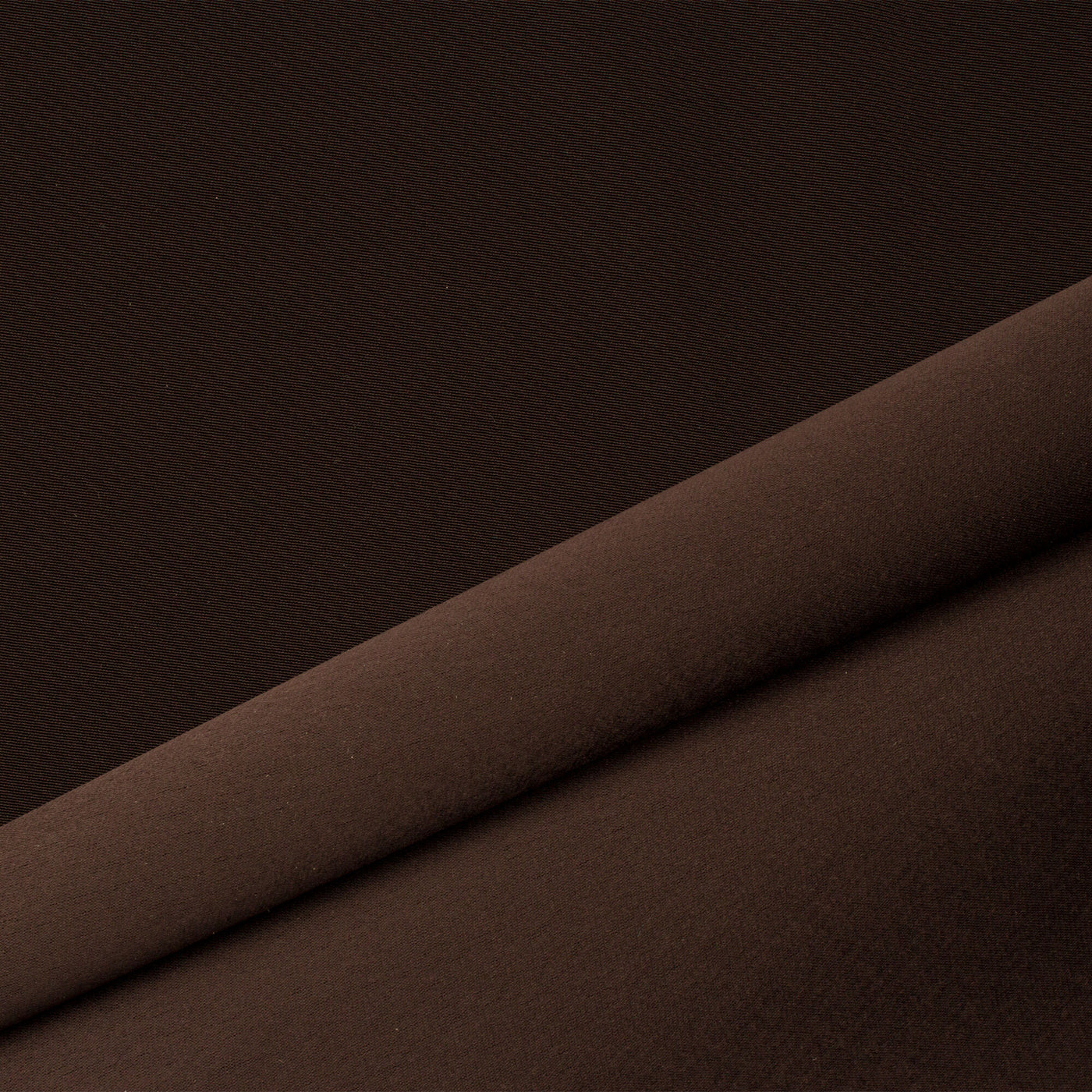 Deep Brown Satin Backed Crêpe