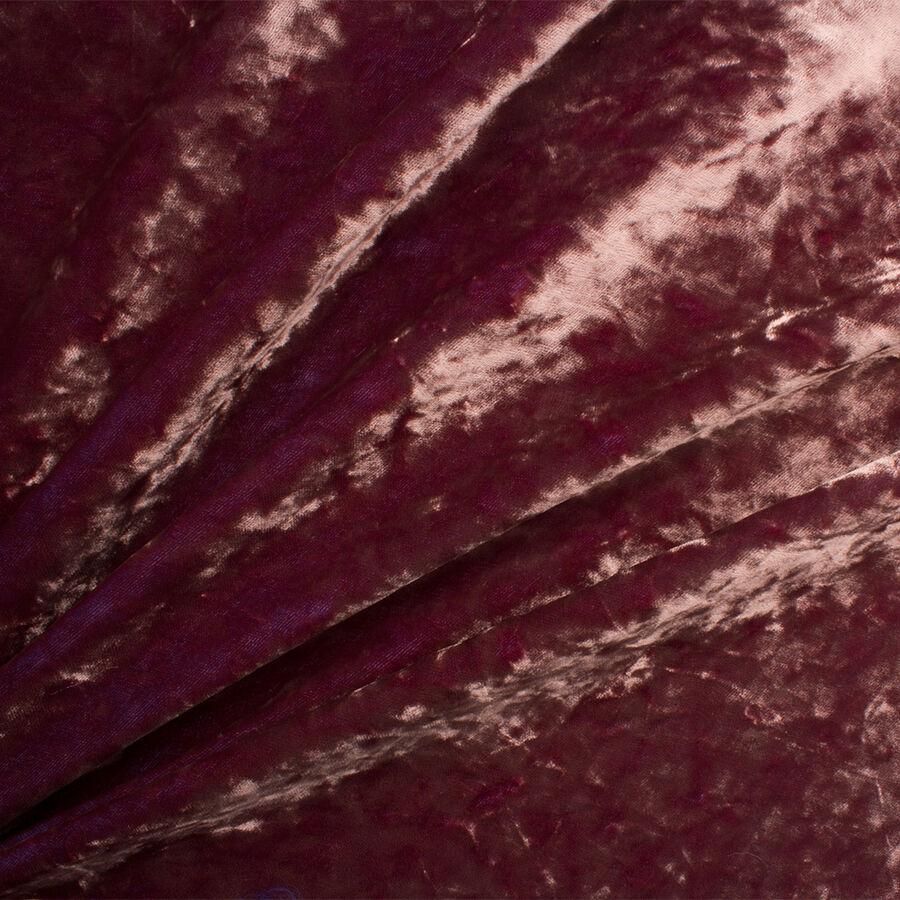 Taupe/Royal Blue Two-Tone Embroidered Velvet