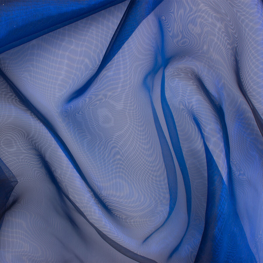 Blue Poly Organza