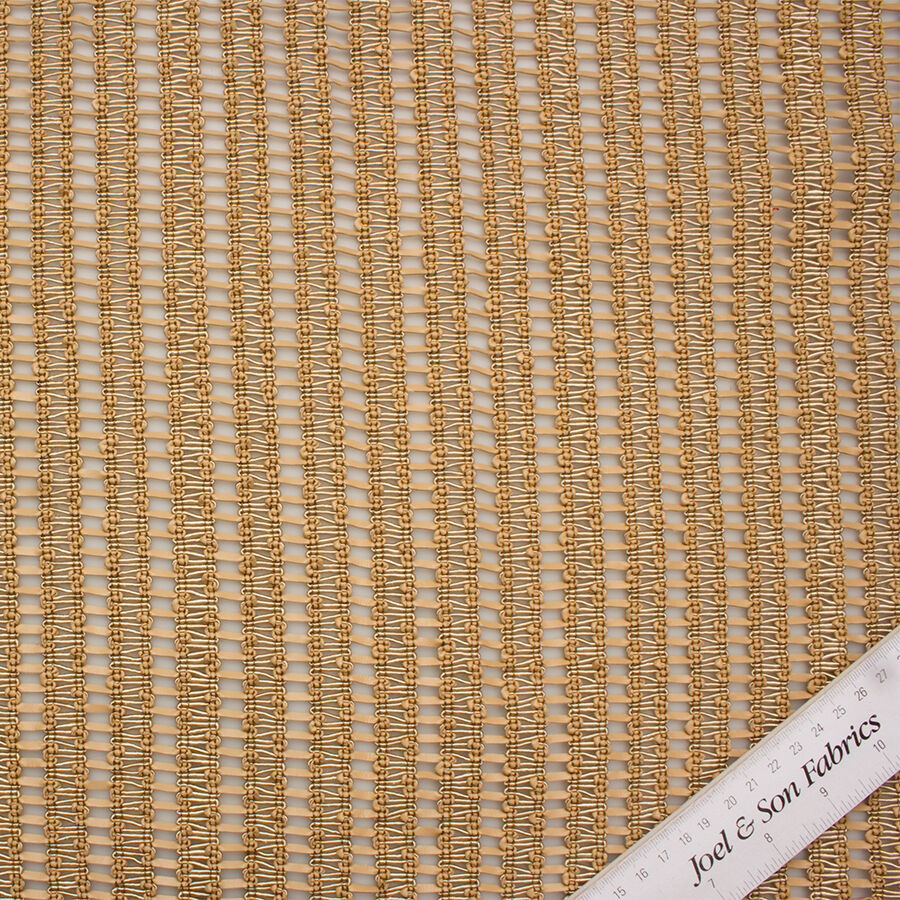 Beige Woven Polyester