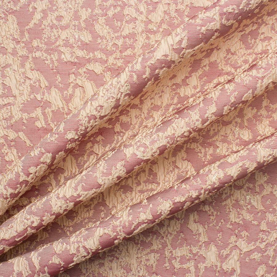 Dark Pink/Vanilla Metallic Cloqué