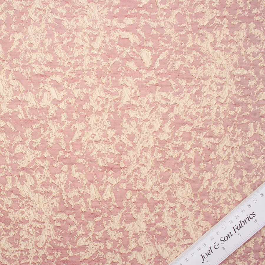 Dark Pink/Vanilla Metallic Cloqué