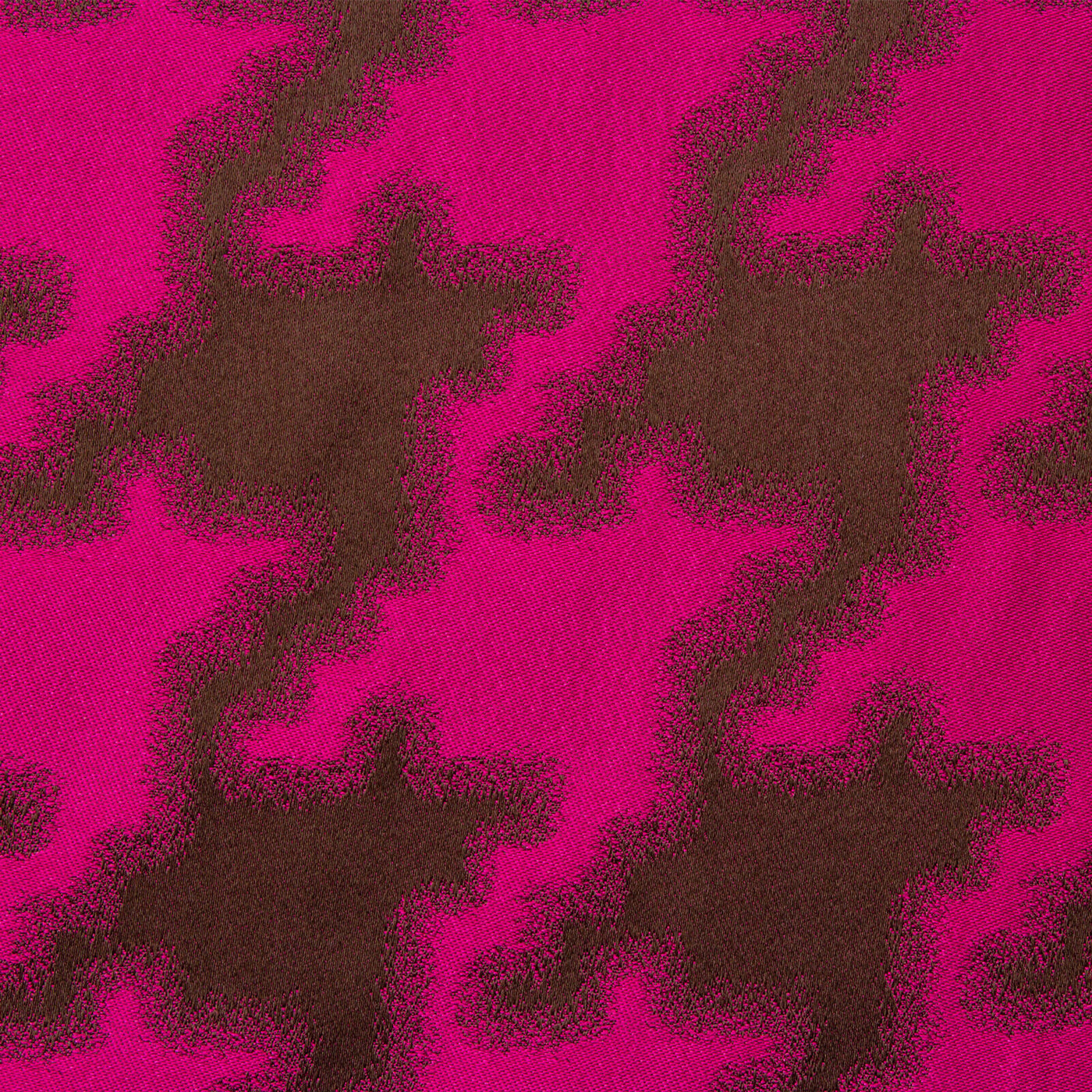 Houndstooth Print Silk Taffeta