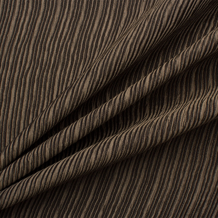 Coffee Brown Silk Brocade