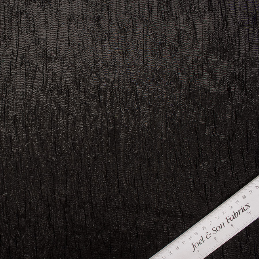 Black Metallic Cloqué