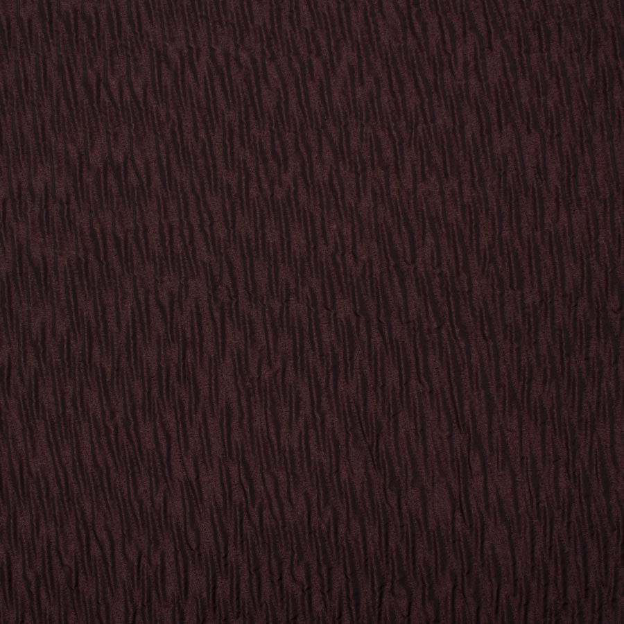 Bordeaux Crinkled Brocade