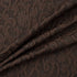 Chocolate Brown Metallic Cloqué