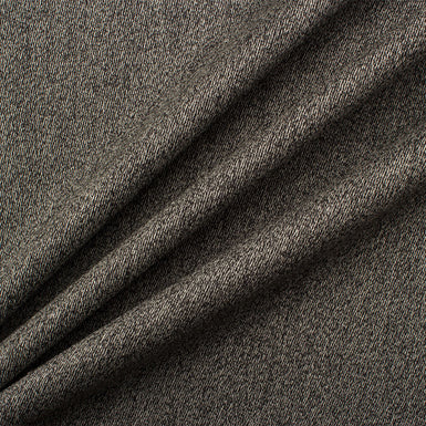 Grey Mottled Wool Coating