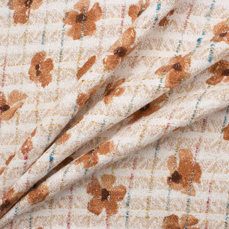 Floral Printed Bouclé