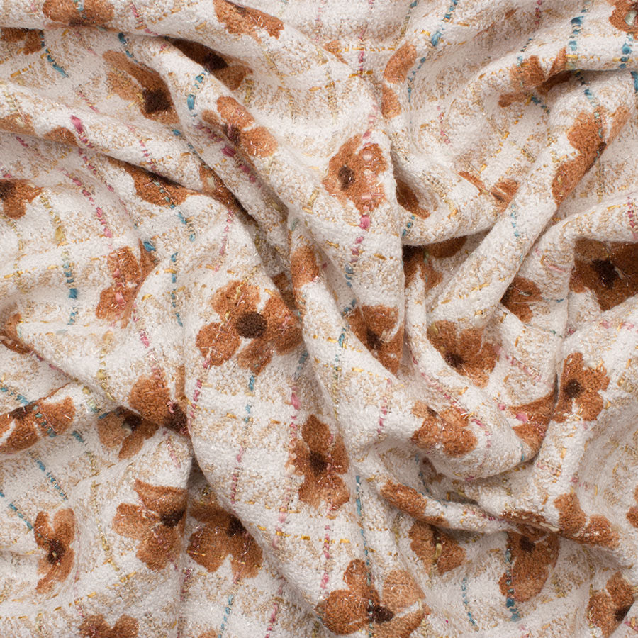 Floral Printed Bouclé