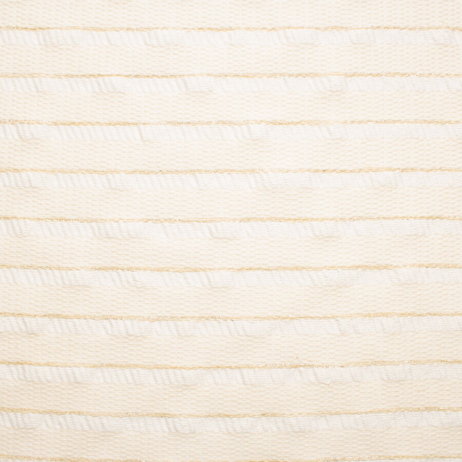 Cream/Ivory Striped Bouclé