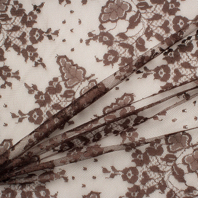 Chocolate Brown Chantilly Lace
