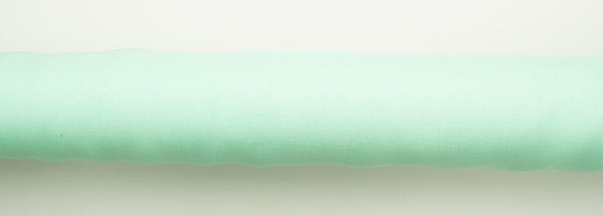 Mint Green Silk Chiffon