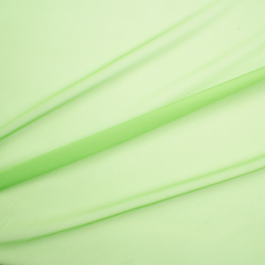 Apple Green Silk Chiffon (A 1.60m Piece)
