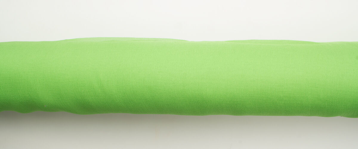 Apple Green Silk Chiffon (A 1.60m Piece)