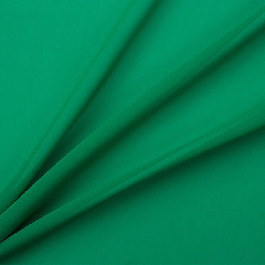 Emerald Green Silk Georgette