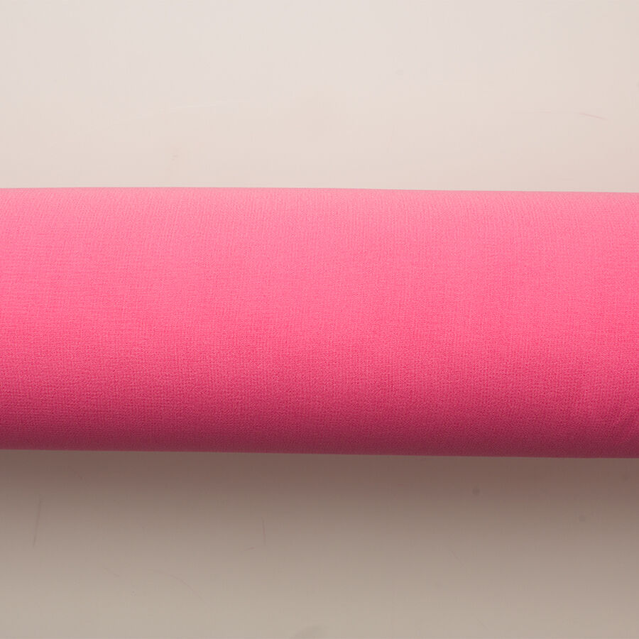 Light Bubble Gum Pink Silk Georgette