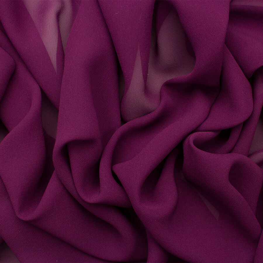 Grape Silk Georgette