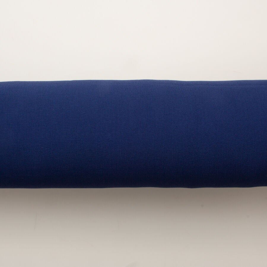 Marine Blue Silk Georgette