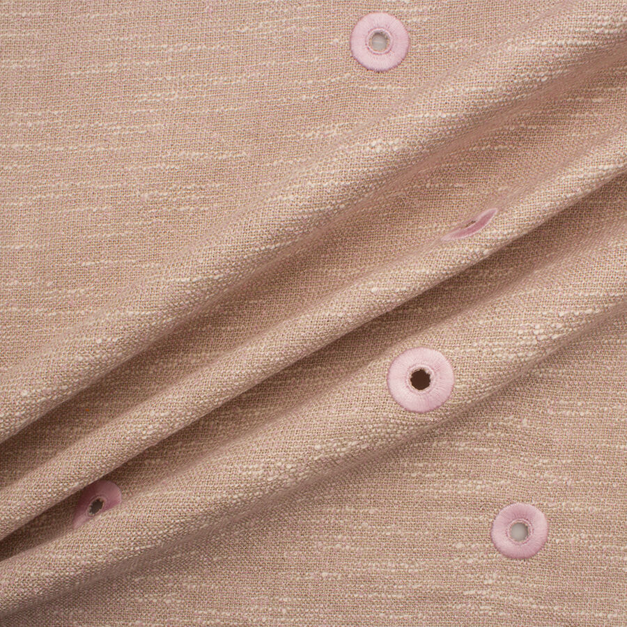 Dusty Pink Embroidered Bouclé