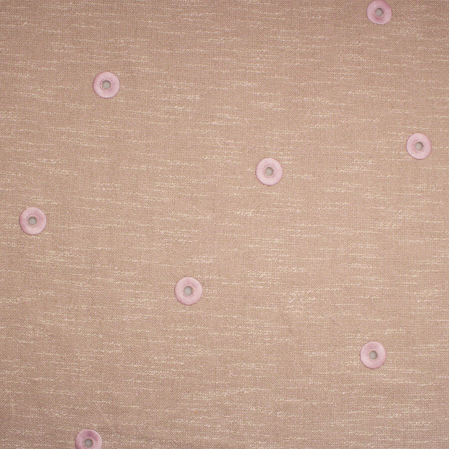 Dusty Pink Embroidered Bouclé