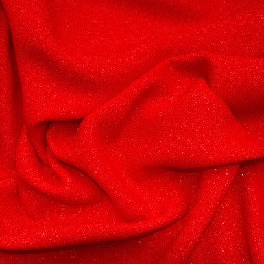 Bright Red Metallic Wool
