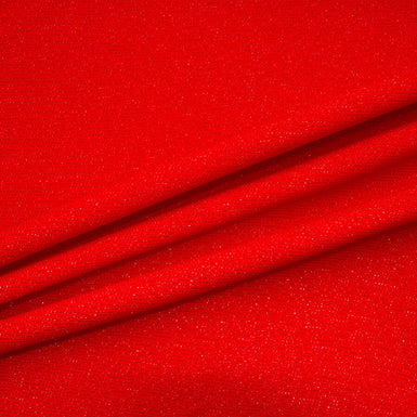 Bright Red Metallic Wool