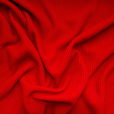 Ruby Red Wool Mix Knit