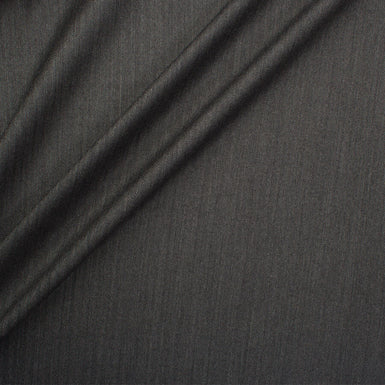 Grey 'Super 160's' Herringbone Guanaco Wool (A 3m Piece)