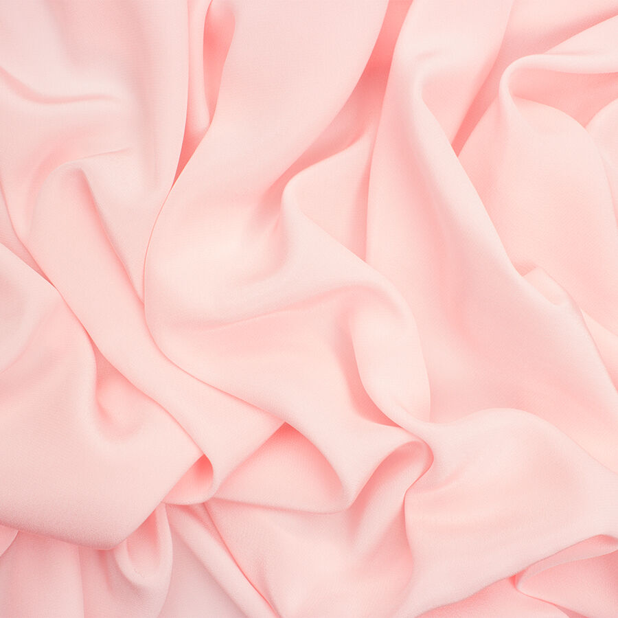 Baby Pink Silk Crêpe de Chine (A 2.60m Piece)