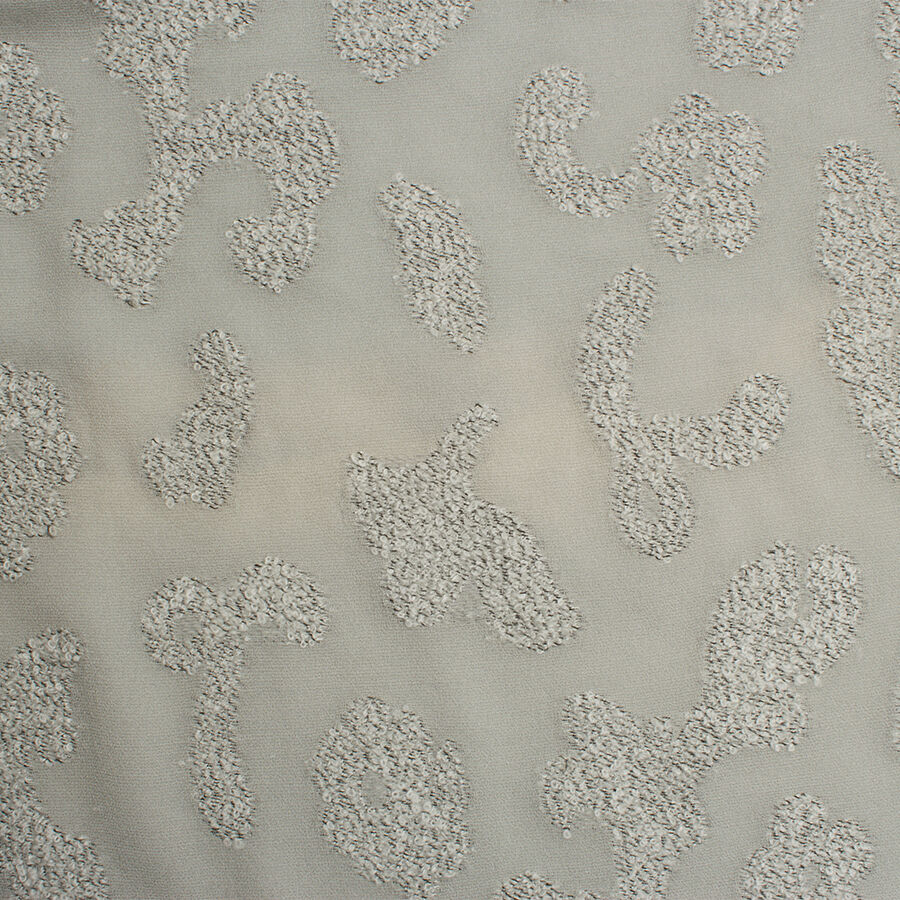 Stone Jacquard Wool Blend