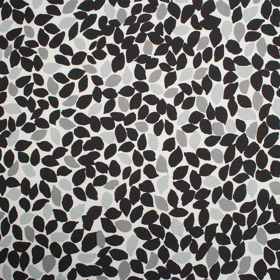 Black & Grey Printed Piqué